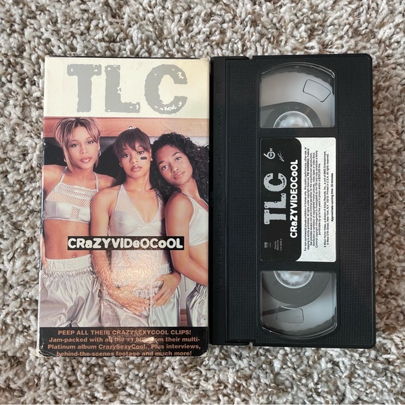 1995 VINTAGE TLC VHS CrazyVideoCool Video Tape - Picture 2 of 5